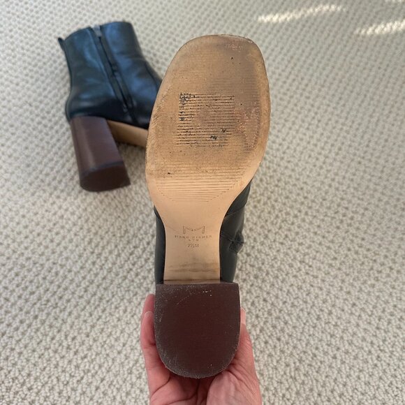Marc Fisher Black Platform Bootie - Picture 5 of 10